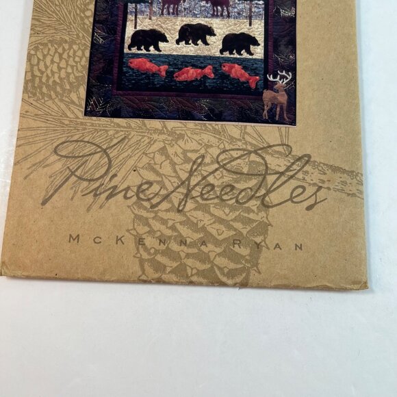 Moose Junction Quilt Applique Pattern Pine Needles Designs 31.5" x 40" UNCUT - Picture 8 of 8